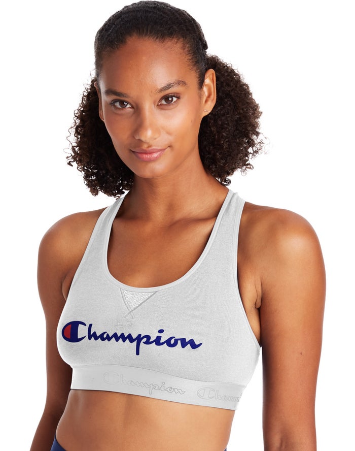 Champion The Authentic Script Logo - Naisten Valkoinen Urheiluliivit - Suomi 5217089-QF